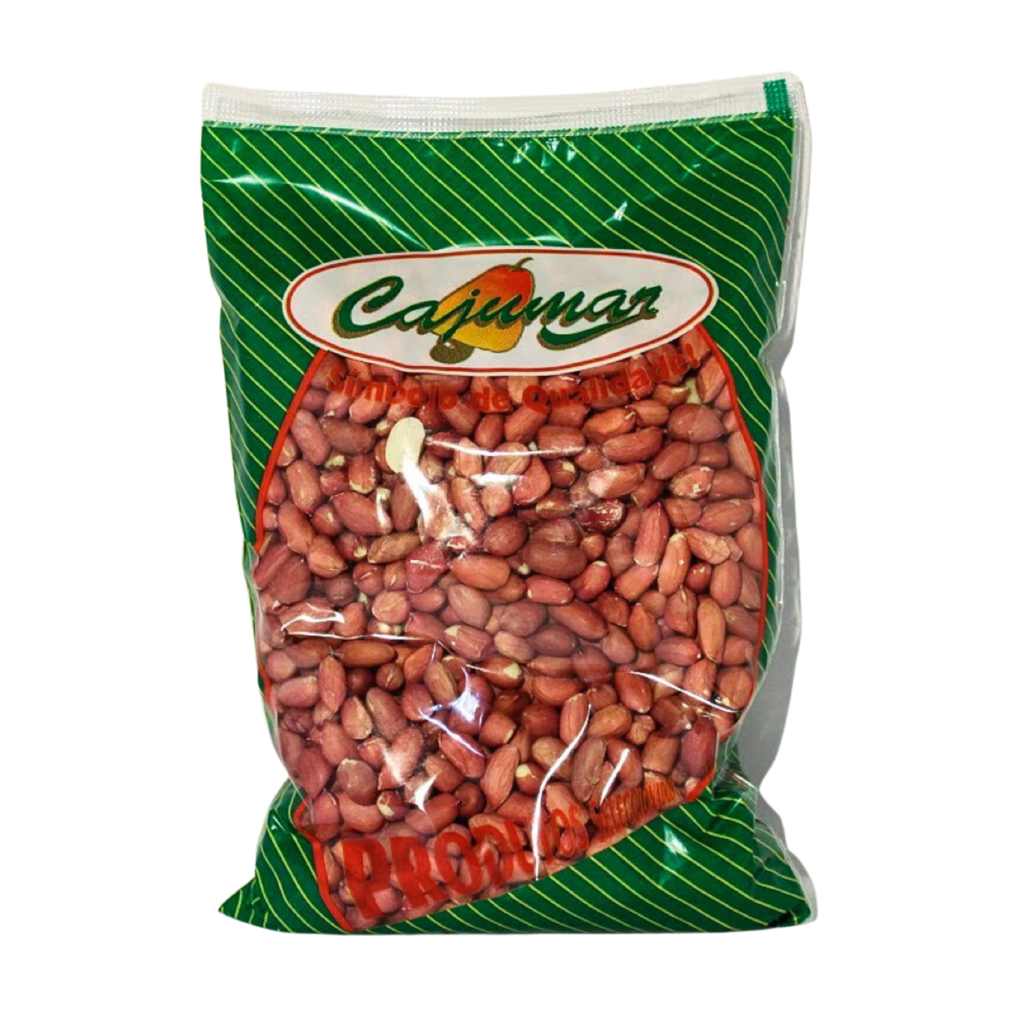 Amendoim Cru Com Pele - CAJUMAR - 500g
