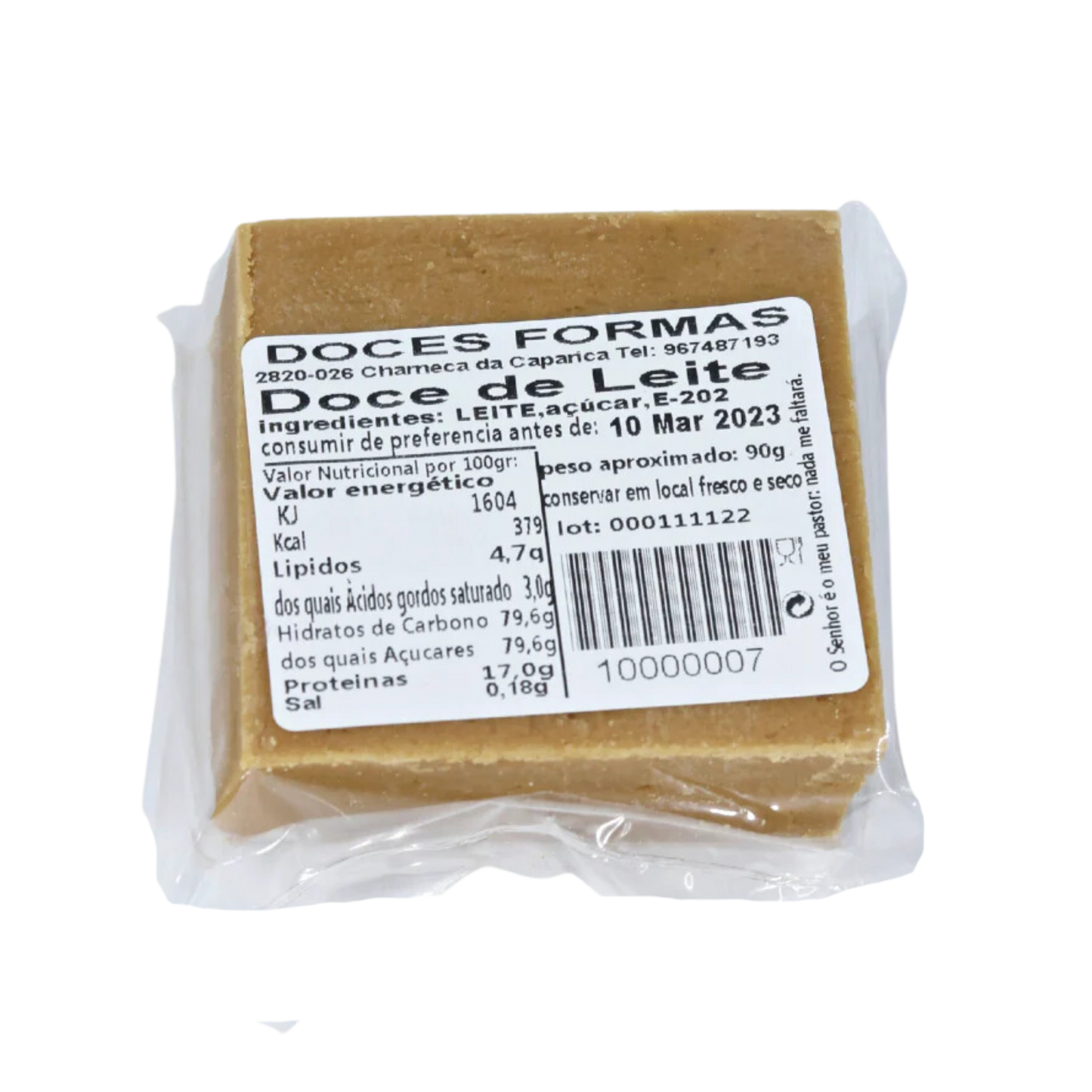 Doce De Leite - DOCES FORMAS - 90g
