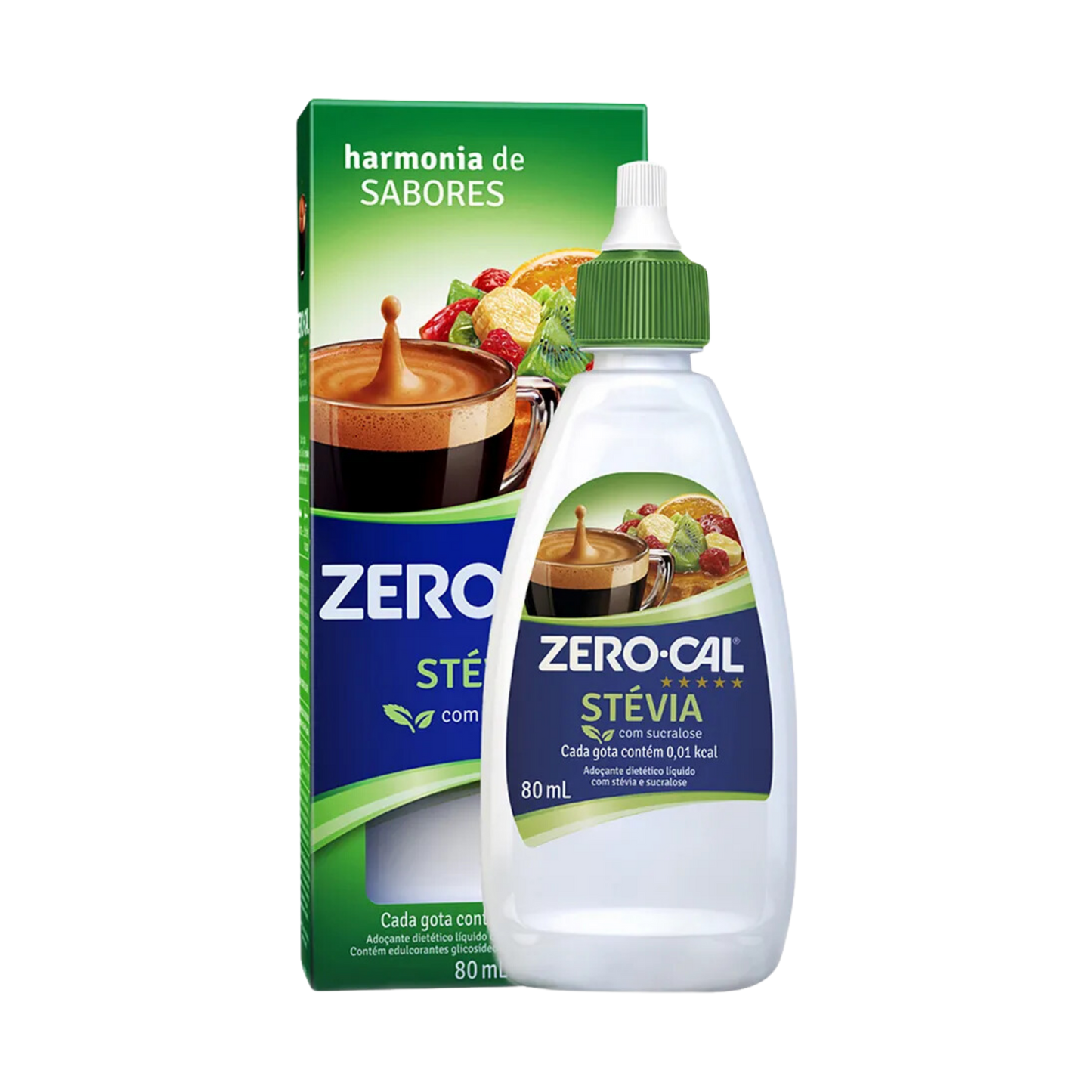 Adoçante Stévia - ZERO-CAL - 80ml