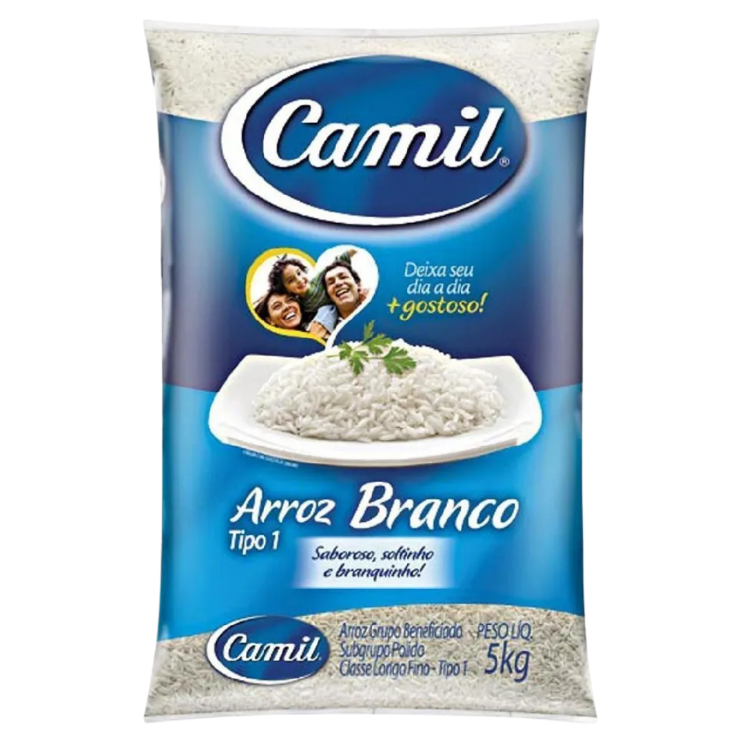 Arroz Branco - CAMIL - 5KG