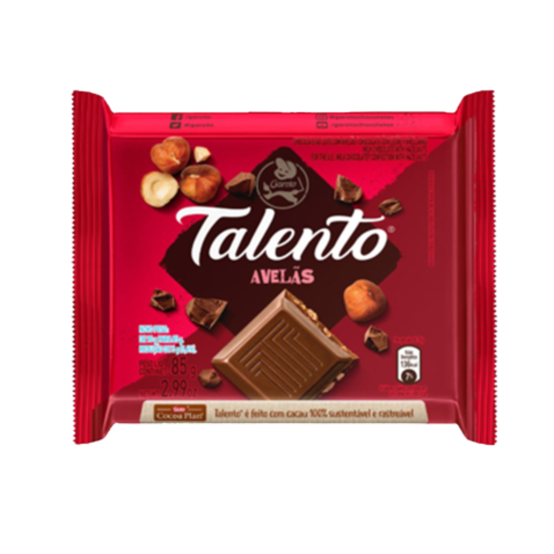Chocolate Talento Avelã - GAROTO - 85g