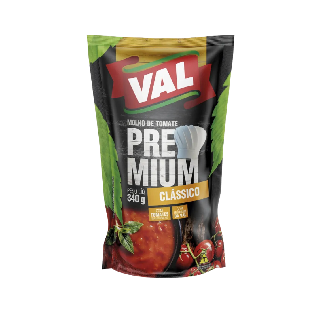 MOLHO DE TOMATE PREMIUM CLASSICO VAL 340G