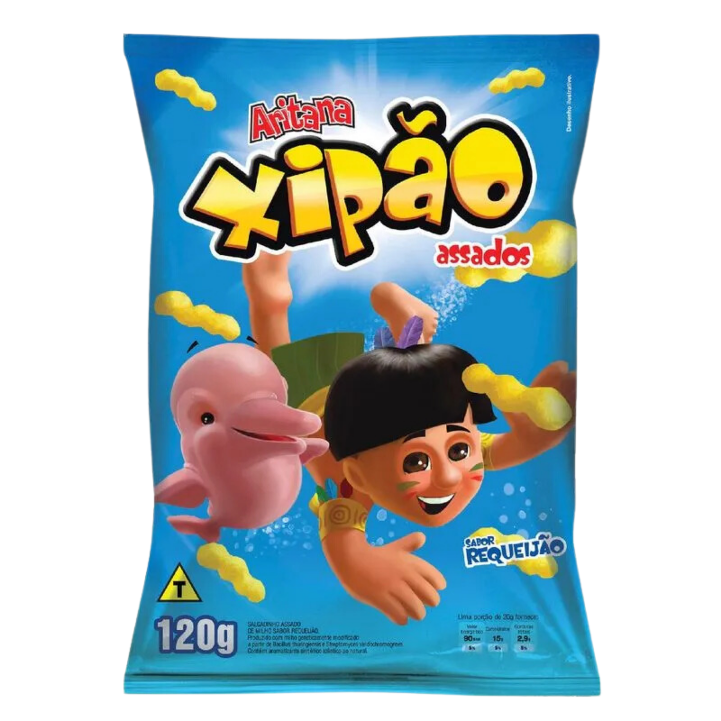 Salgadinho Xipão Requeijão - ARITANA - 120g