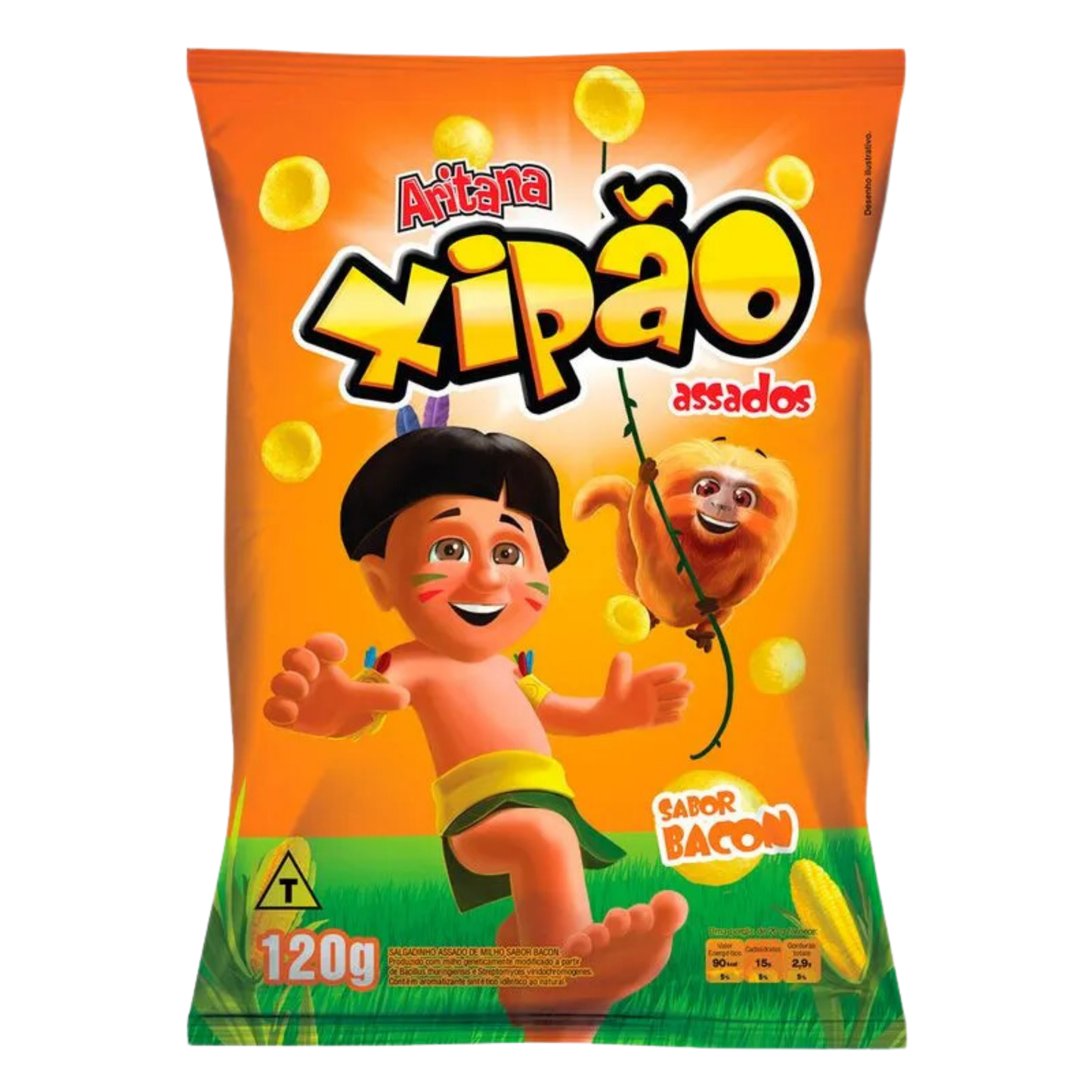 Salgadinho Xipão Bacon - ARITANA - 120g