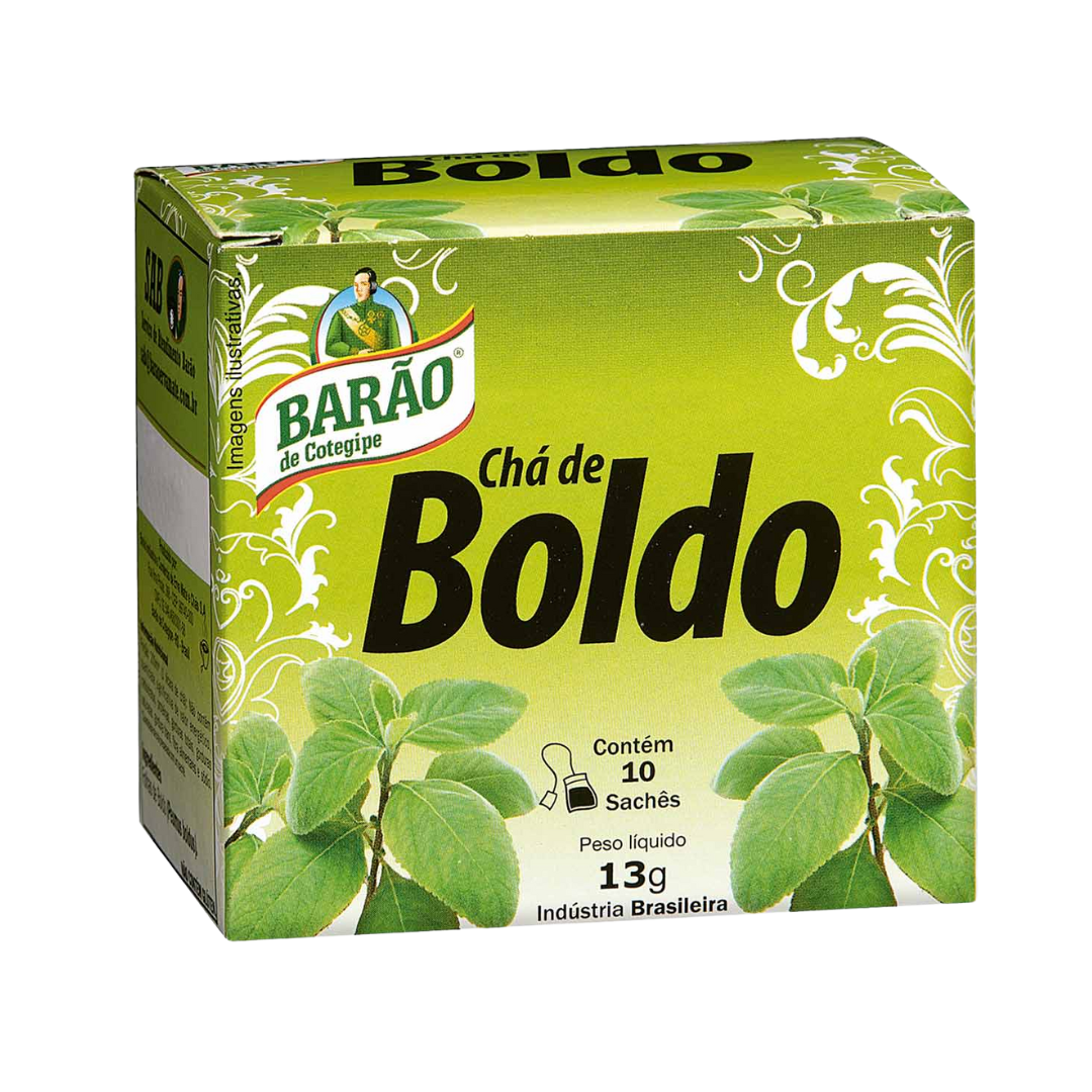 Chá de Boldo - BARÃO DE COTEGIPE - 10 sachês