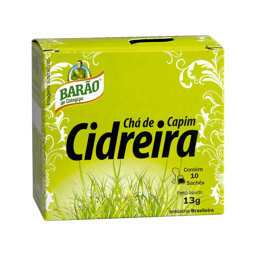Chá De Capim Cidreira - BARÃO DE COTEGIPE - 10 sachês