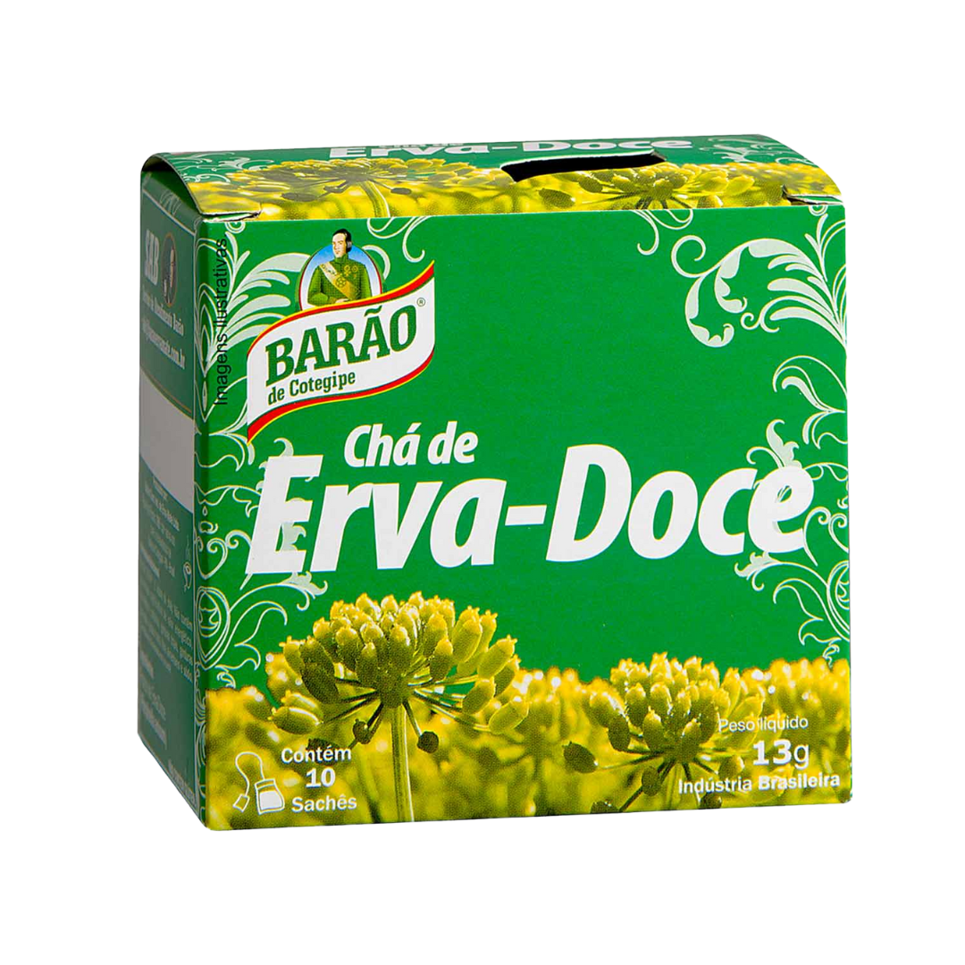 Chá De Erva-Doce - BARÃO DE COTEGIPE - 10 sachês