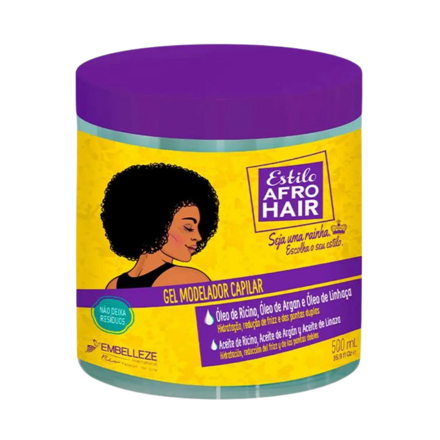 Gel Modelador Capilar Afrohair - NOVEX- 500ml