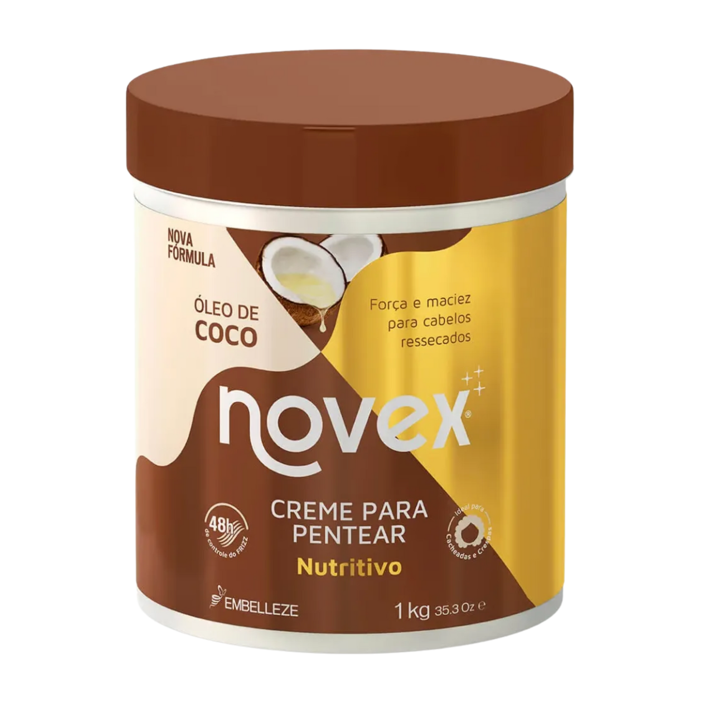 Leave-in Creme para Pentear Óleo de Coco - NOVEX - 1kg