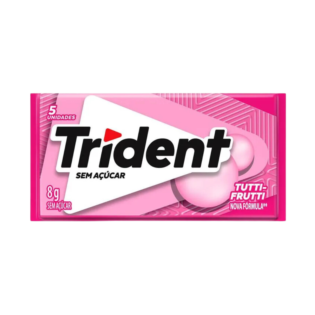 Chiclete Tutti-Frutti - TRIDENT - 8g