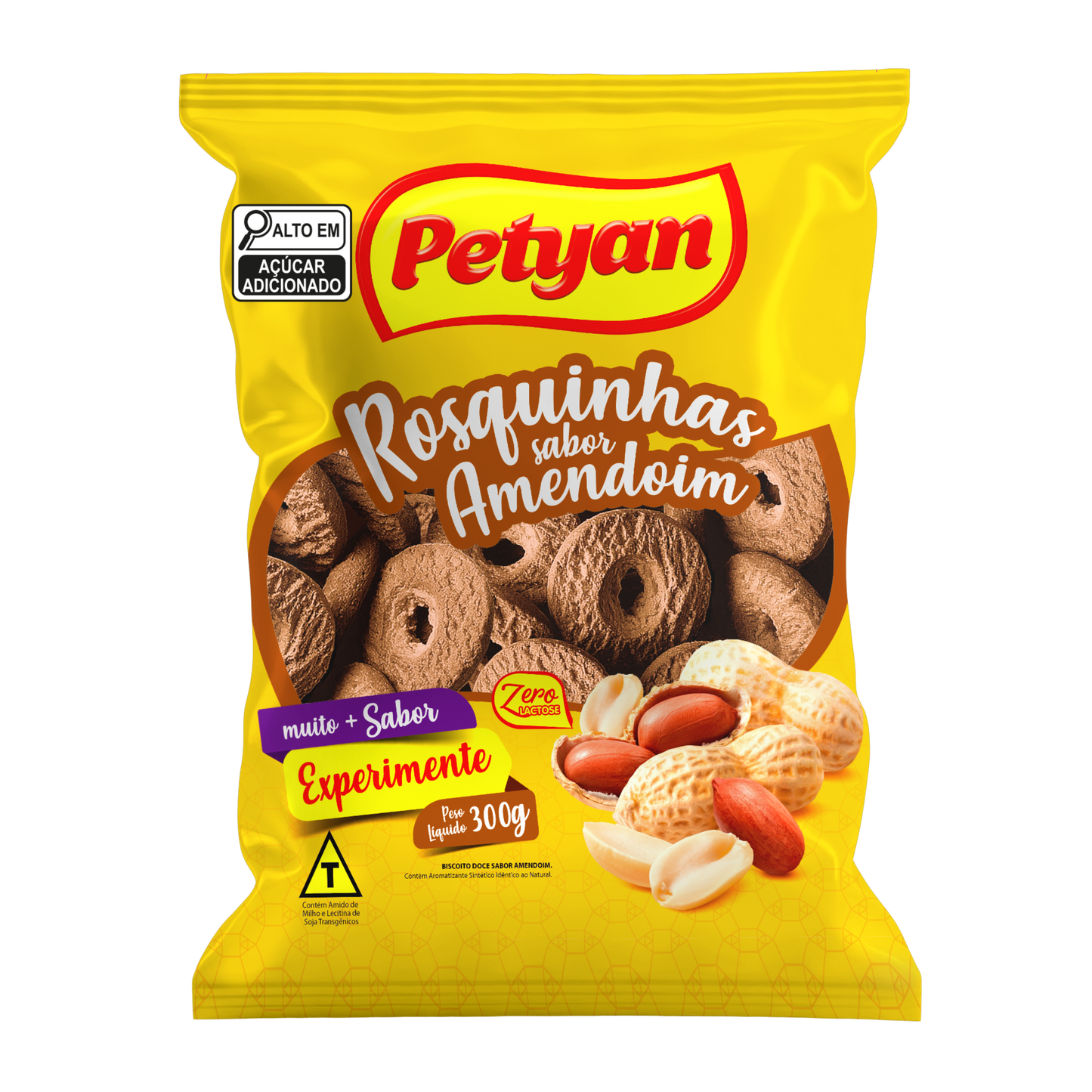 Biscoito Rosquinha Amendoim - PETYAN - 300g