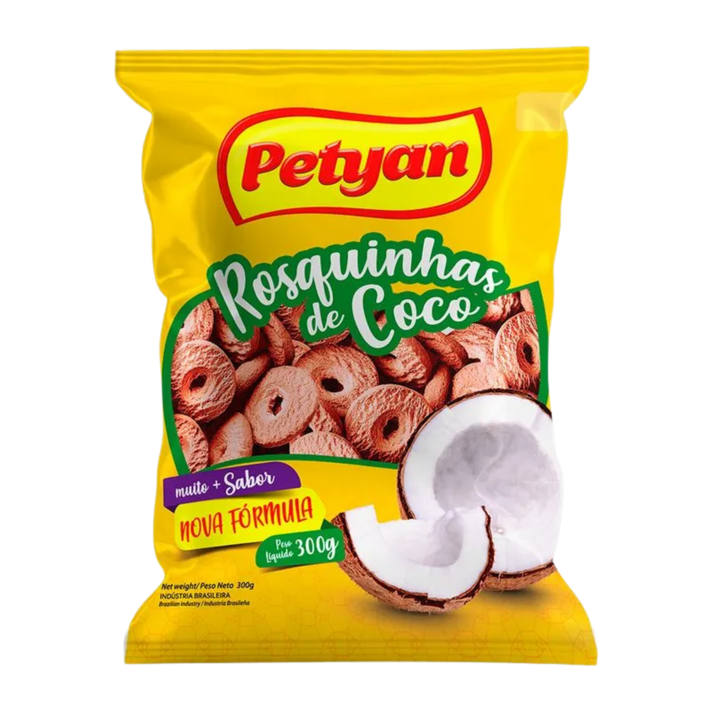 Biscoito Rosquinha Coco - PETYAN - 300g