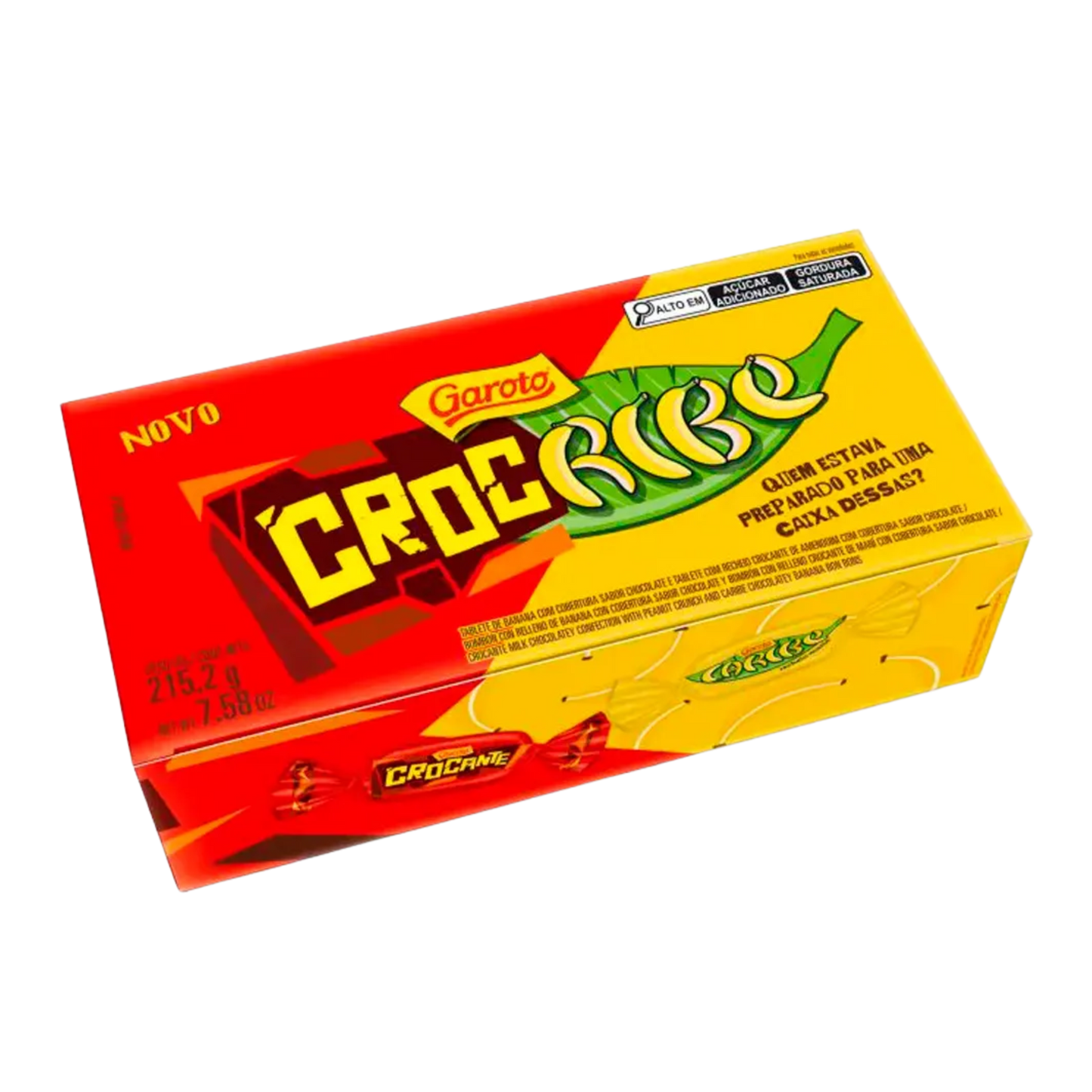 Caixa de Bombom Mix Crocante e Caribe - GAROTO - 215,2g