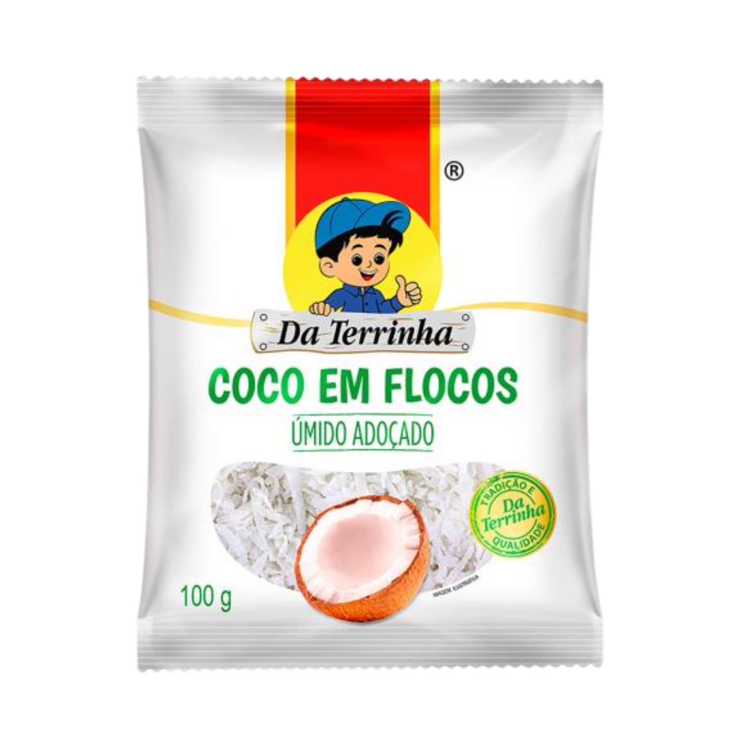 Coco Ralado Flocado - DA TERRINHA - 100g