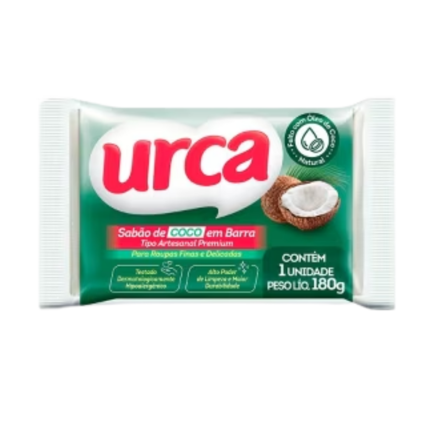 Sabão De Coco em Barra - URCA - 180g