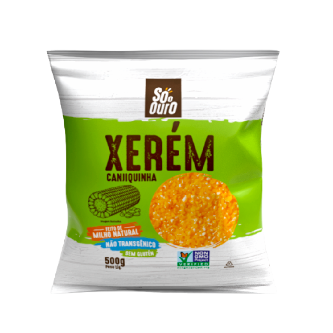 Canjiquinha Xerém - Não Transgênico - SÓ O OURO - 500g