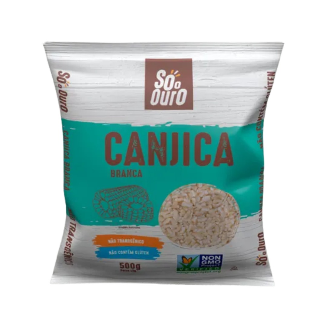 Canjica Branca - Não Transgênico - SÓ O OURO - 500g