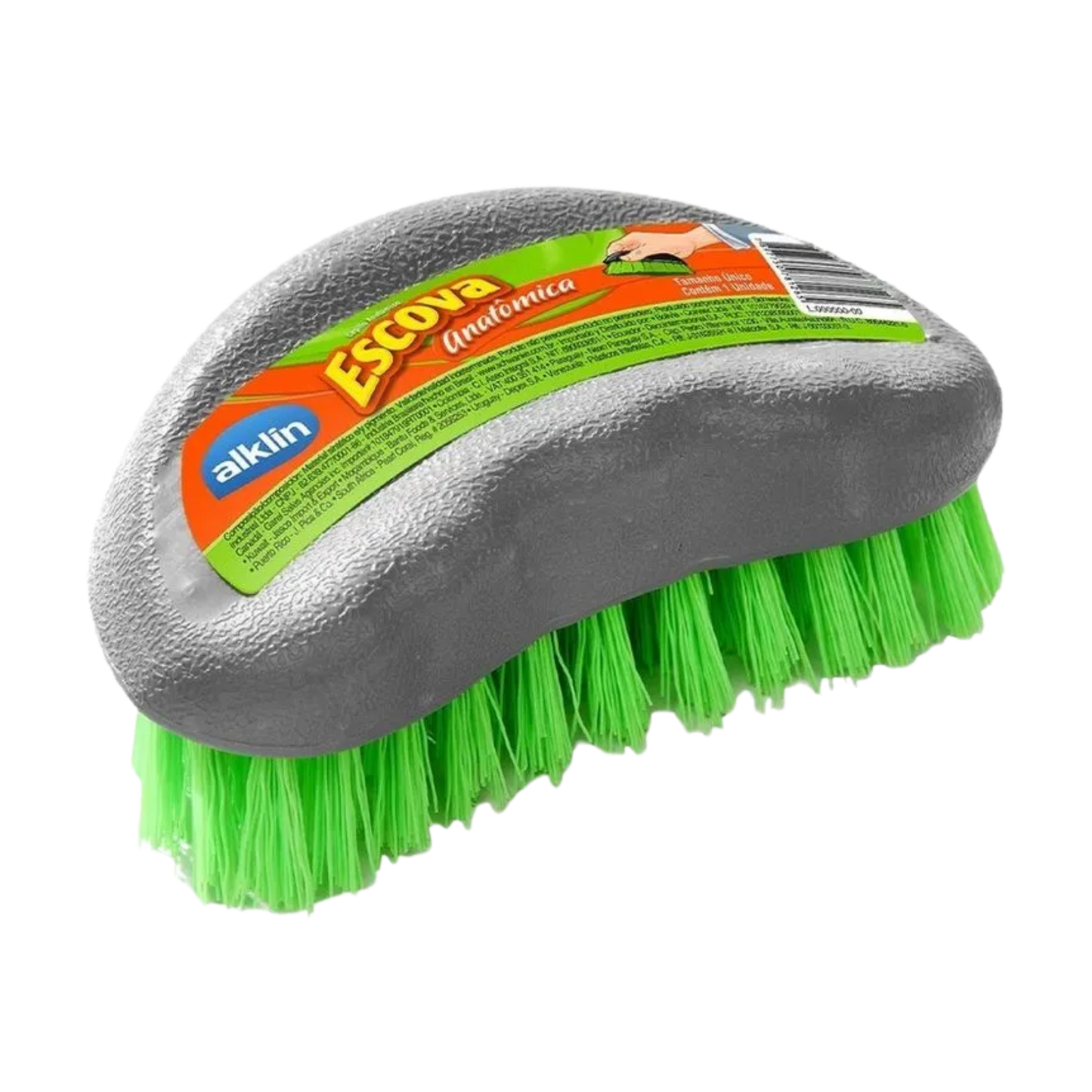 Escova de Roupa Multiuso Anatômica - ALKLIN - 1und