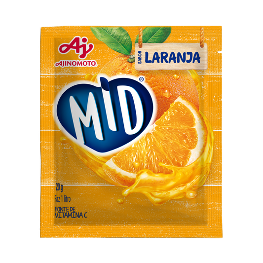 Suco em Pó Laranja - MID - 20g