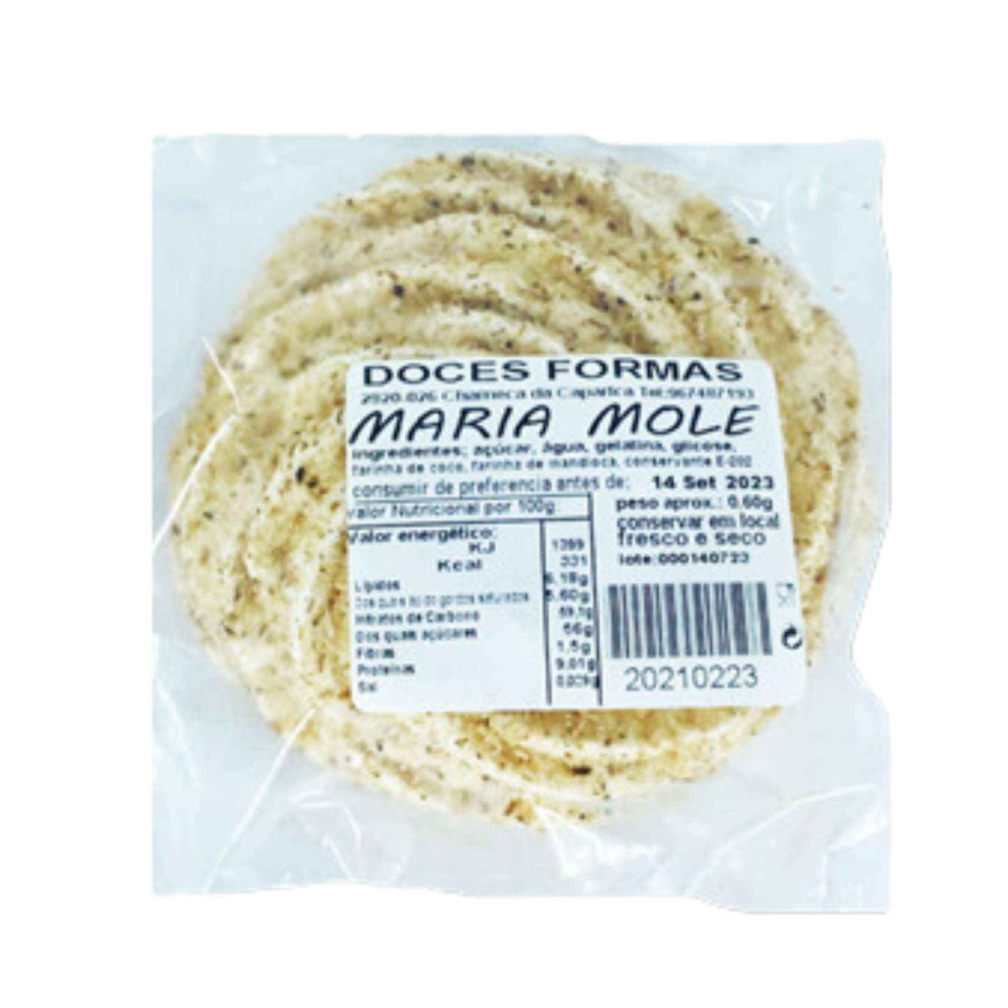 MARIA MOLE DOCES FORMAS 60G