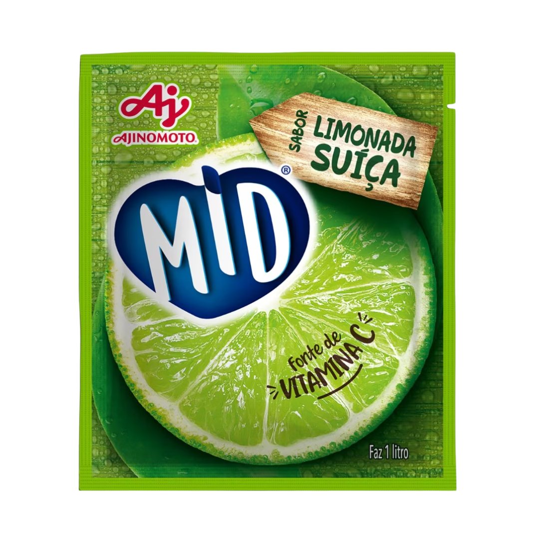 Suco em Pó Limonada Suíça - MID - 20g