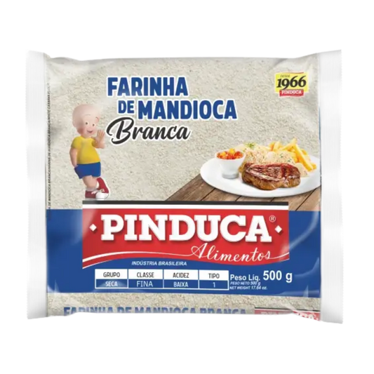 Farinha de Mandioca Branca - PINDUCA - 500g