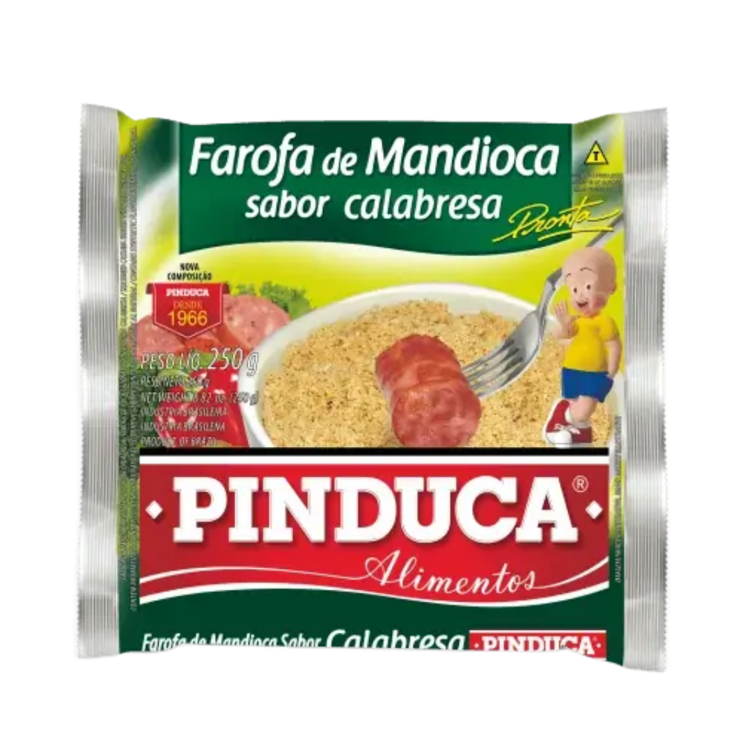 Farofa de Mandioca Sabor Calabresa - PINDUCA - 250g