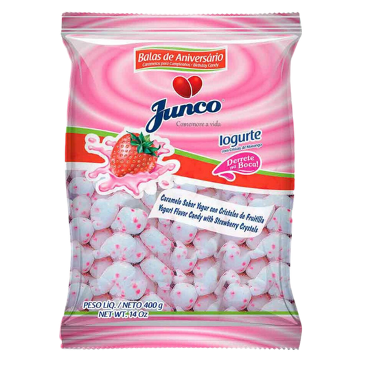 Bala de Coco com Morango - JUNCO - 400g