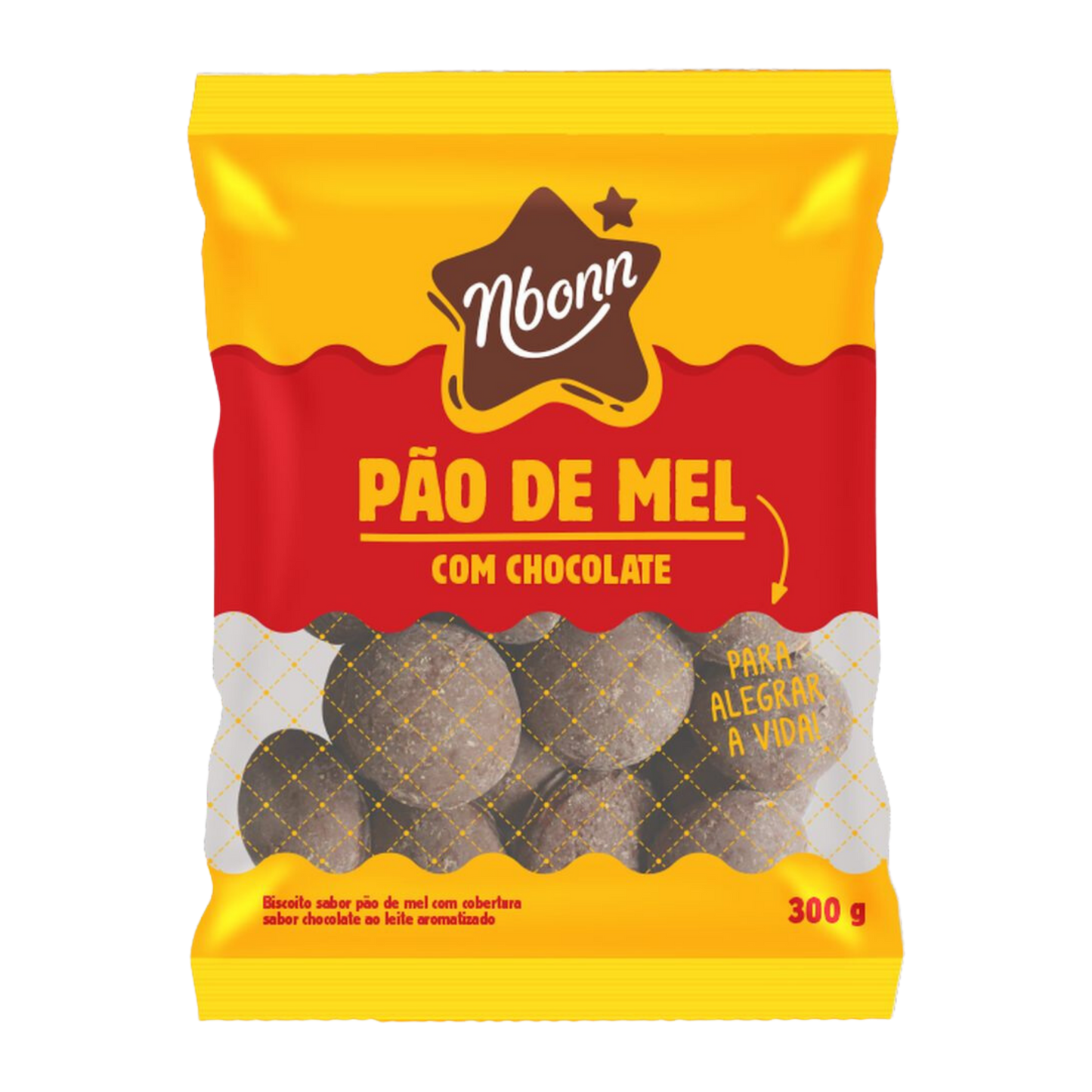PÃO DE MEL CHOCOLATE AO LEITE NBOONN 300G