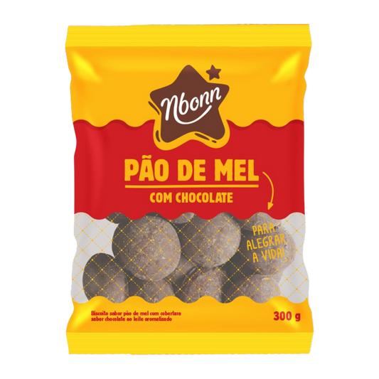 PÃO DE MEL CHOCOLATE AO LEITE NBOONN 300G