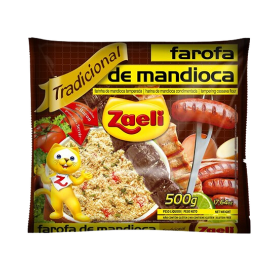 Farofa de Mandioca Tradicional - ZAELI - 500g