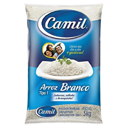 Arroz Branco - CAMIL - 5KG