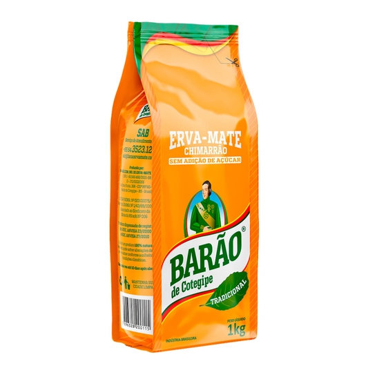 Erva Mate Chimarrão Tradicional - BARÃO DE COTEGIPE - 1KG