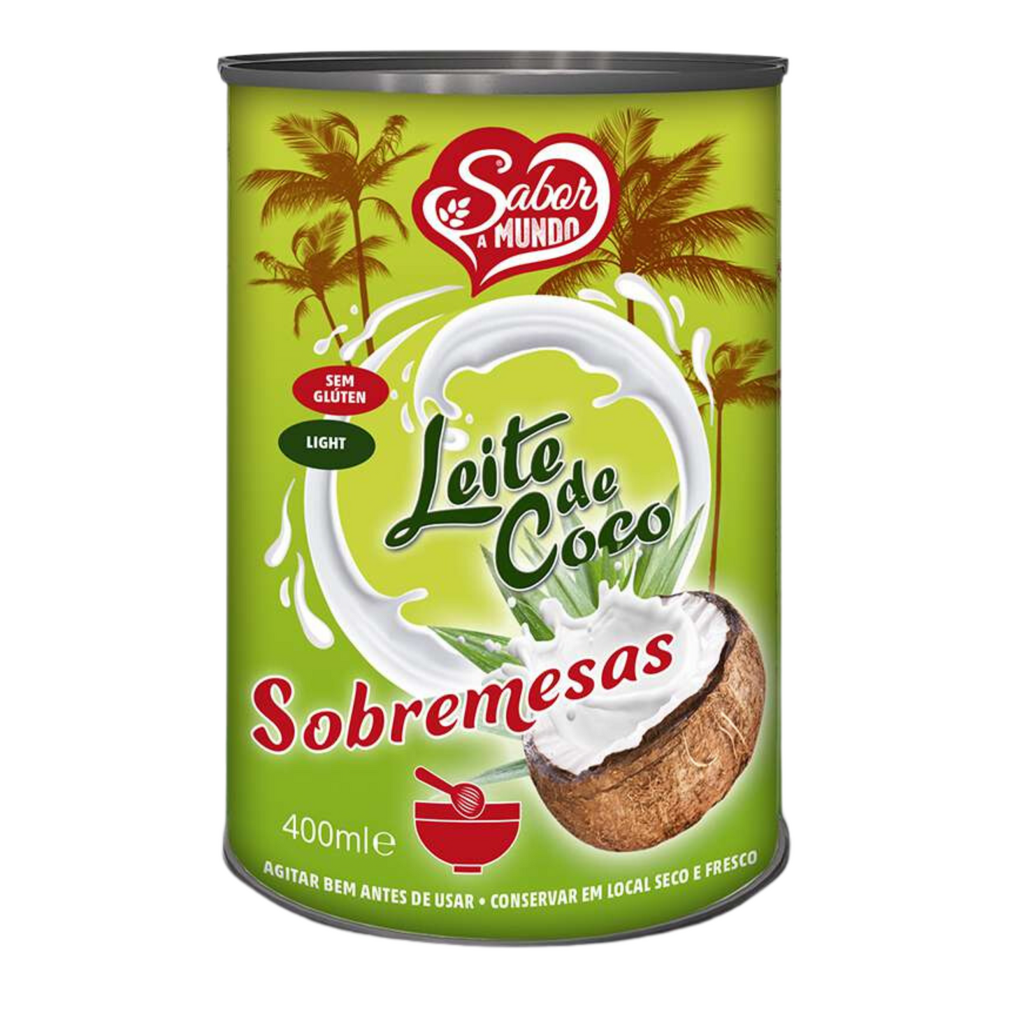 Leite De Coco Sobremesas - SABOR AO MUNDO - 400ml