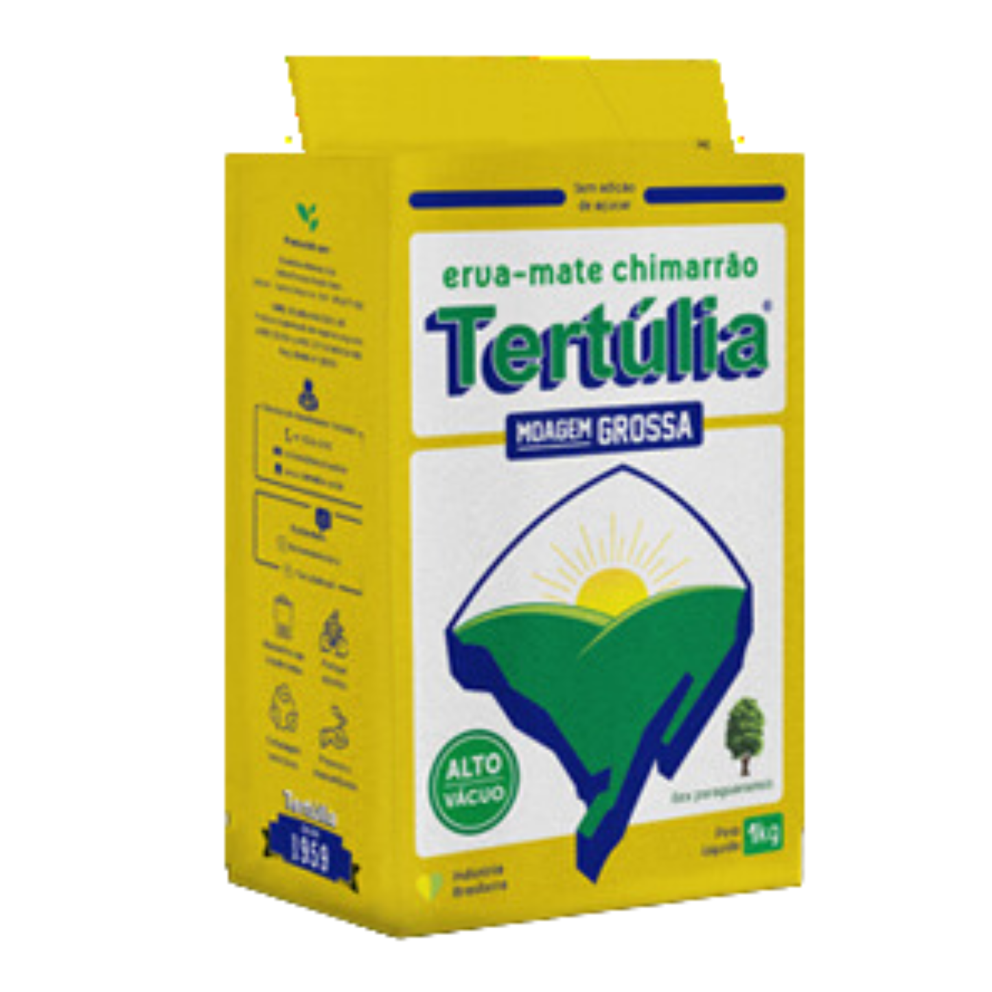 Erva Mate Chimarrão Moagem Grossa - TERTÚLIA - 1kg