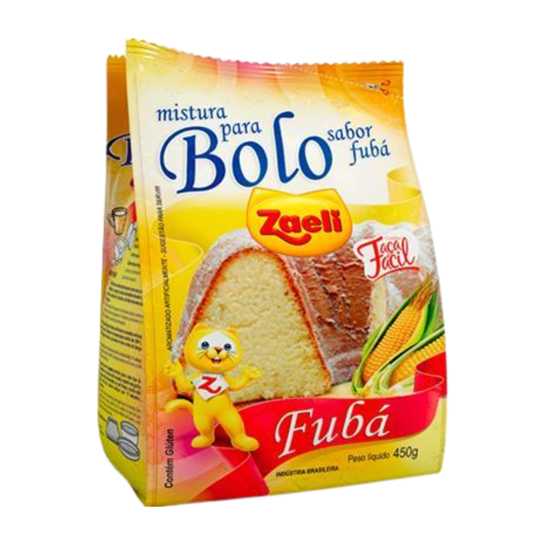 Mistura Para Bolo Sabor Fubá - ZAELI - 450g