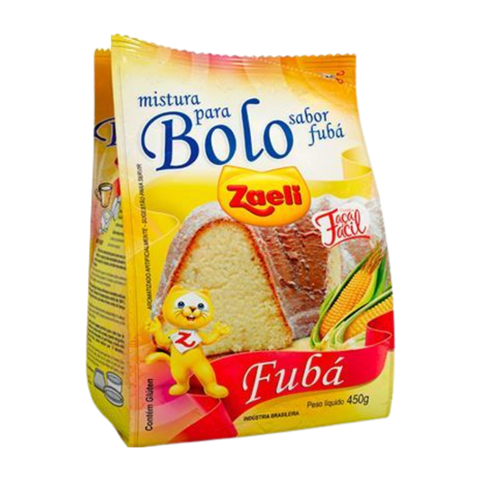 Mistura Para Bolo Sabor Fubá - ZAELI - 450g