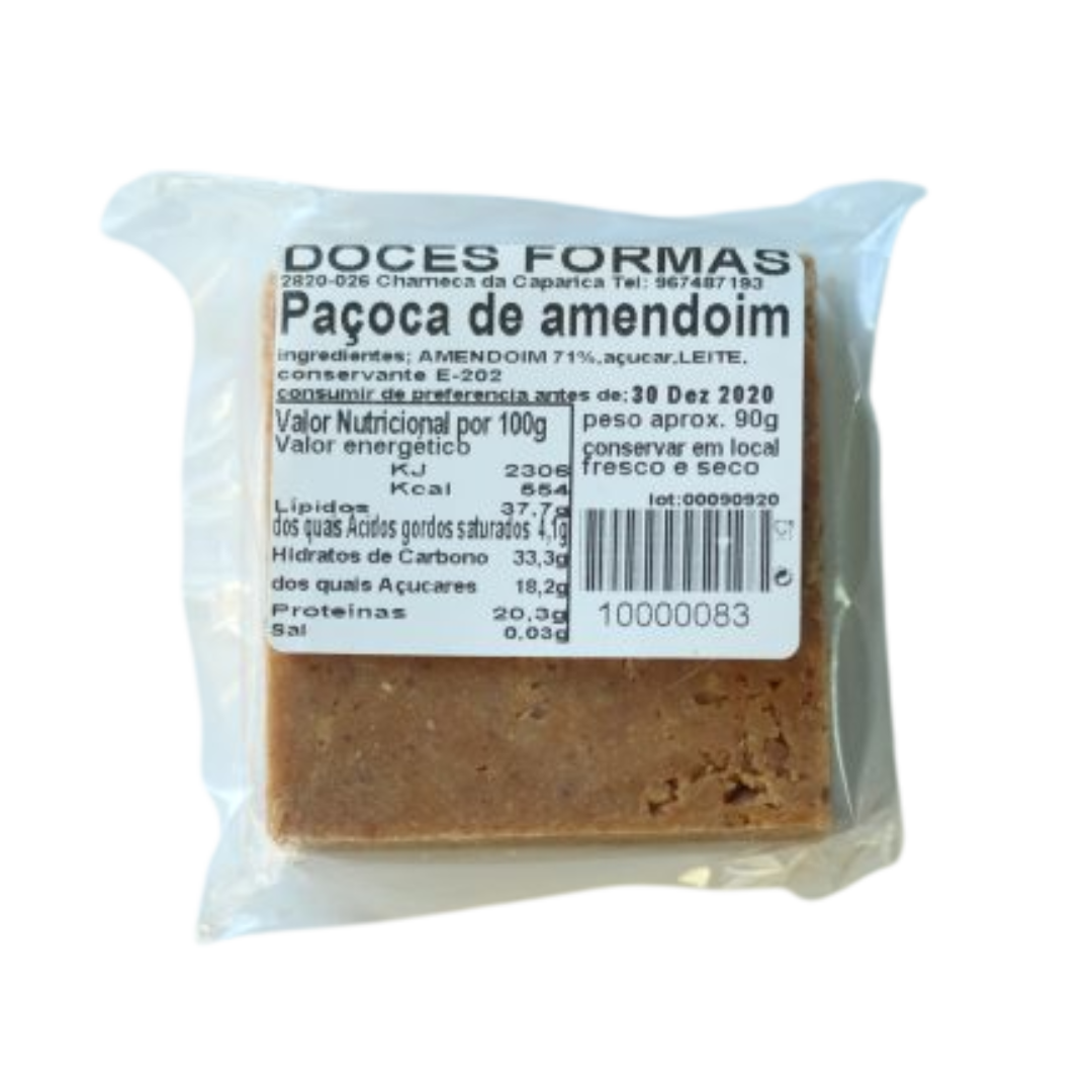 Paçoca De Amendoim - DOCES FORMAS - 90g