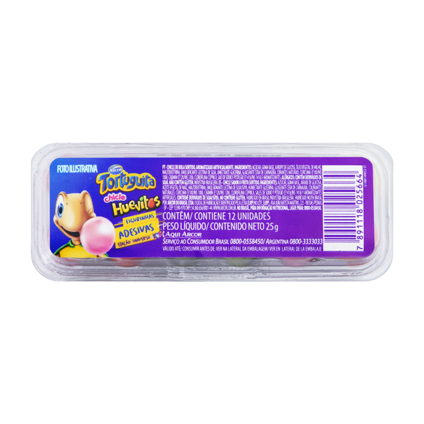 CHICLETE HUEVITOS TORTUGUITA 25G