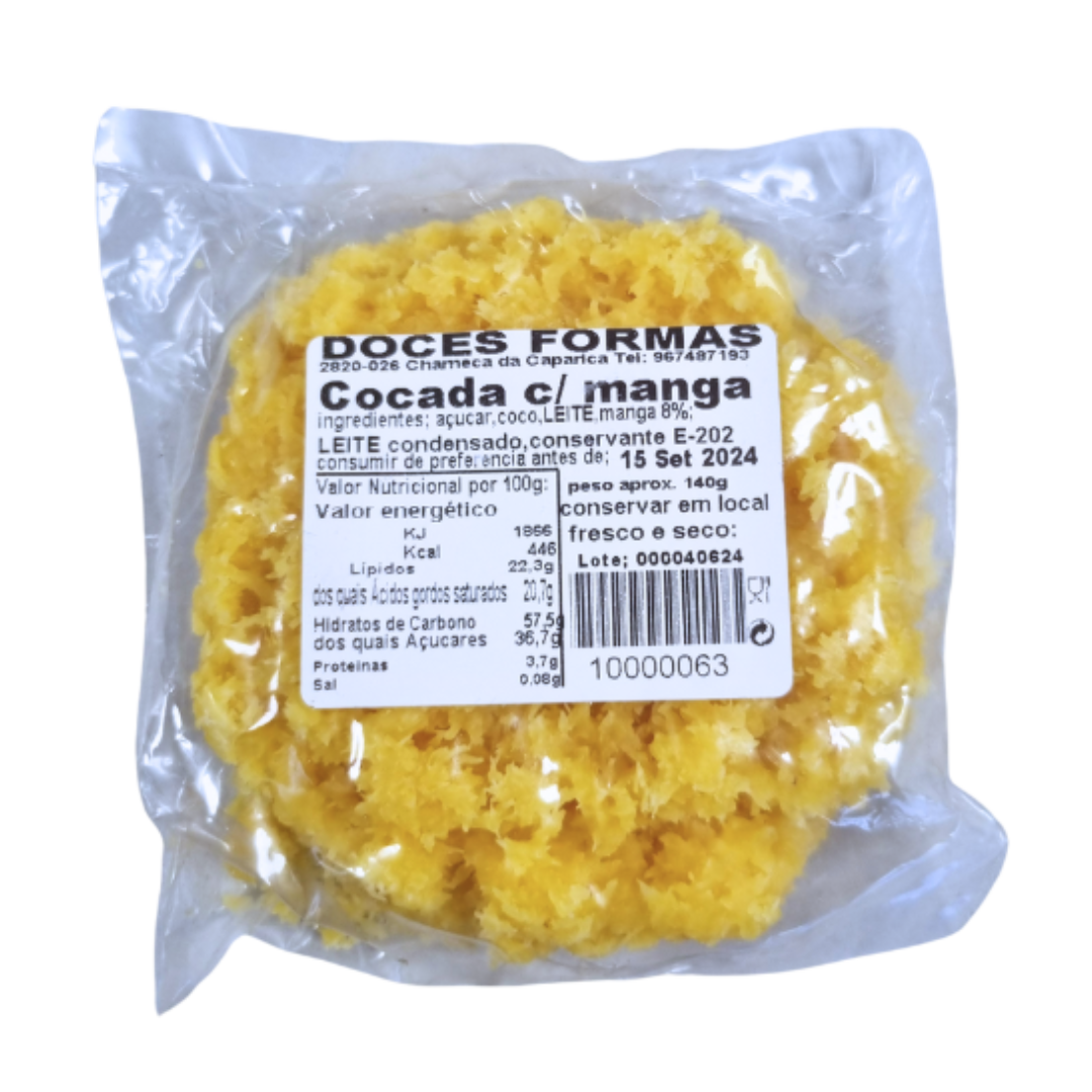 Cocada Manga - DOCES FORMAS - 140g