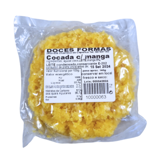 Cocada Manga - DOCES FORMAS - 140g