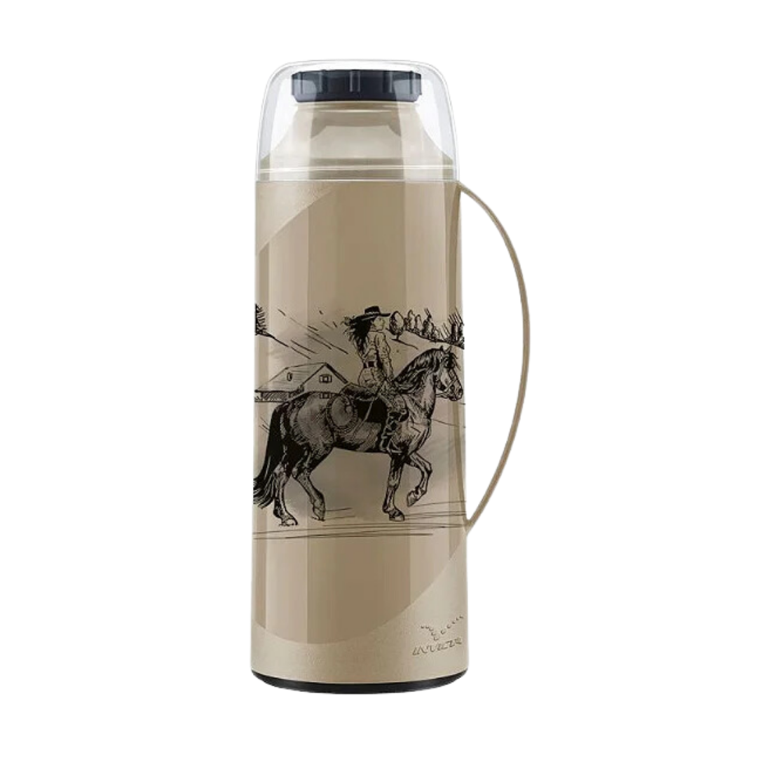 Garrafa Térmica Pampeira Decorada - INVICTA - 1L