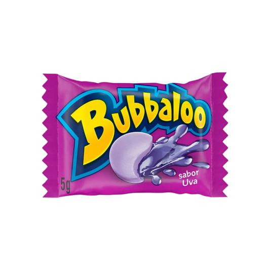 Chiclete Bubbaloo Uva - BUBBALOO - 1und
