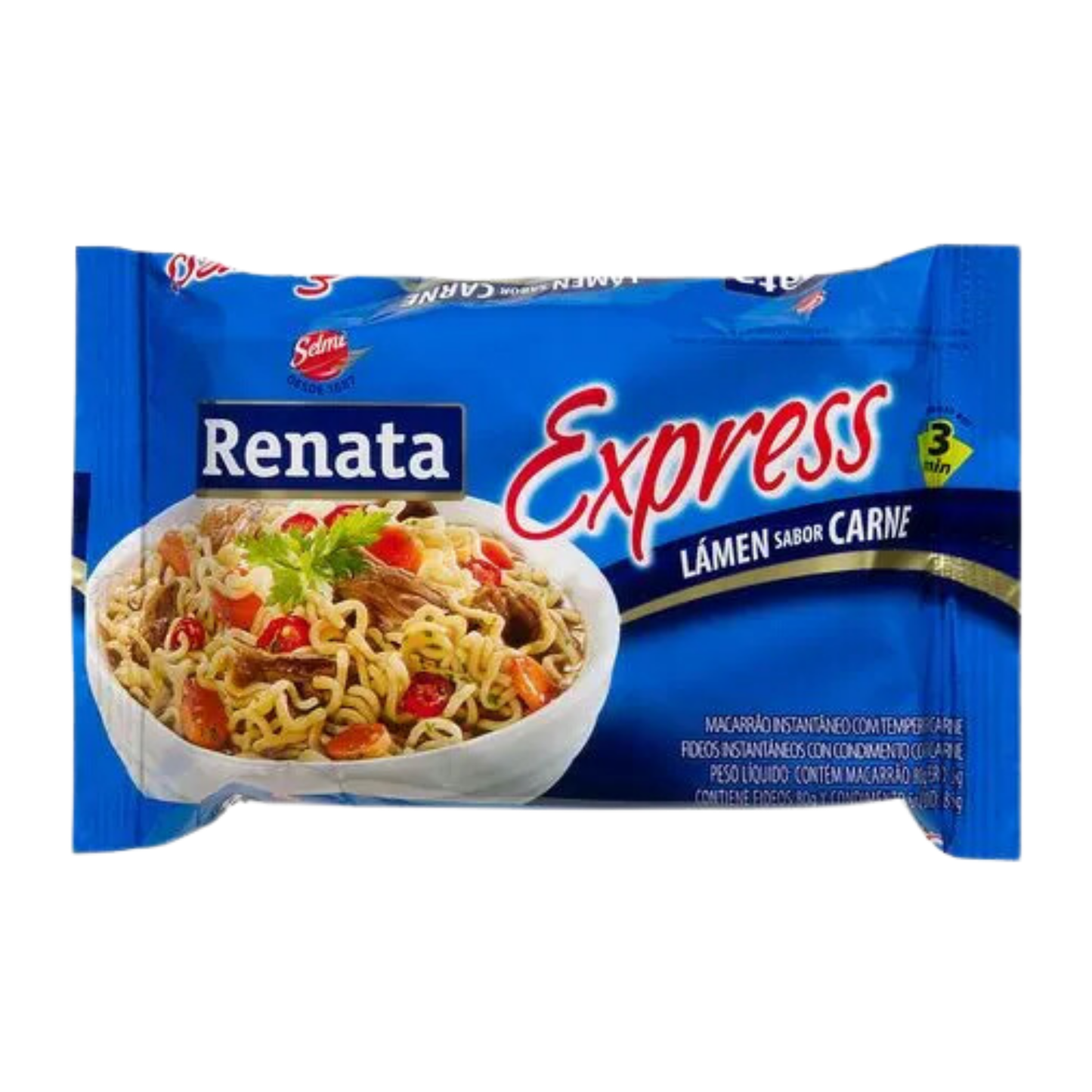 Macarrão Instantâneo Sabor Carne - RENATA - 85g