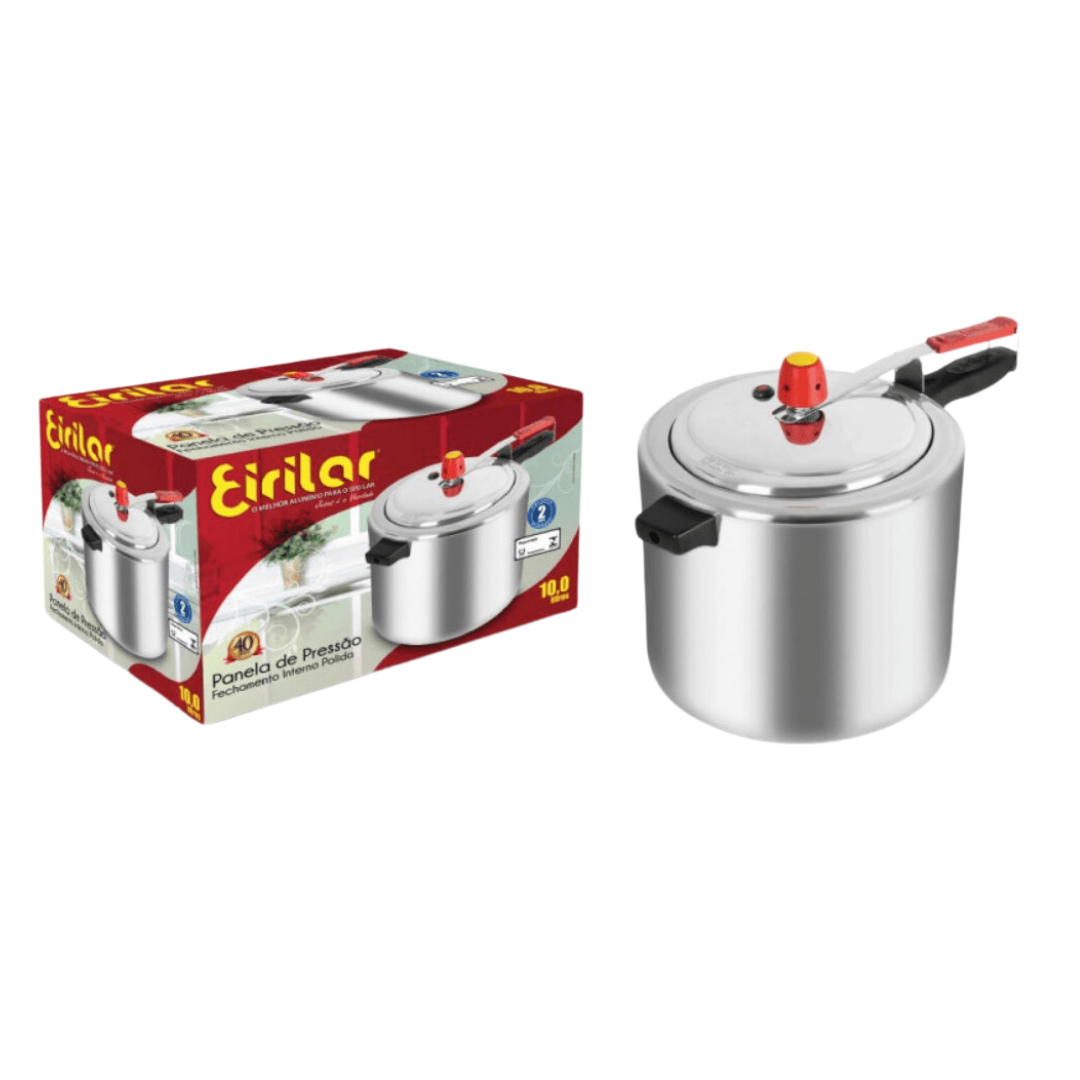 Panela Pressão Polida - ERILAR - 10L