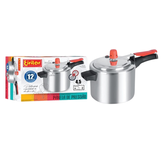 PANELA DE PRESSÃO POLIDA 4,5L EIRILAR
