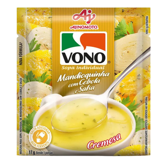 Sopa Cremosa Mandioquinha com Cebola e Salsa - VONO - 17g