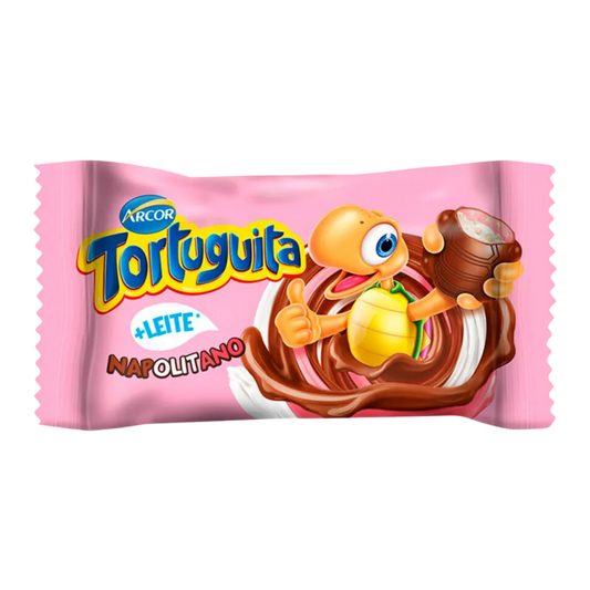 Chocolate Ao Leite Morango - TORTUGUITA - 15,5g