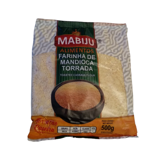 Farinha de Mandioca Torrada Torração Caseira - MABIJU - 500g