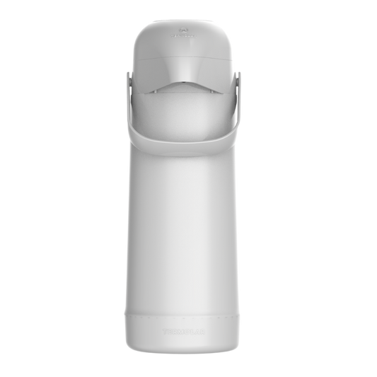 Garrafa Térmica Magic Pump Branca - TERMOLAR - 1L